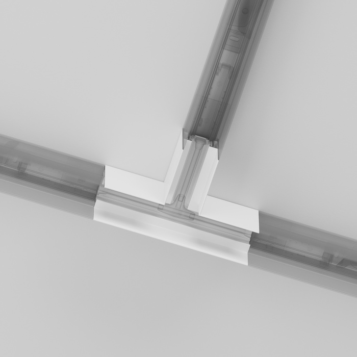 Коннектор Т-образный Gravity накладной белый Maytoni TRA010CT-41W