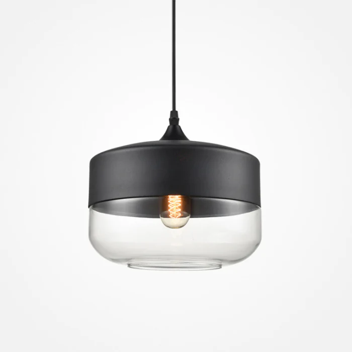 Подвесной светильник NORD D D25 Black/Transparent ImperiumLoft