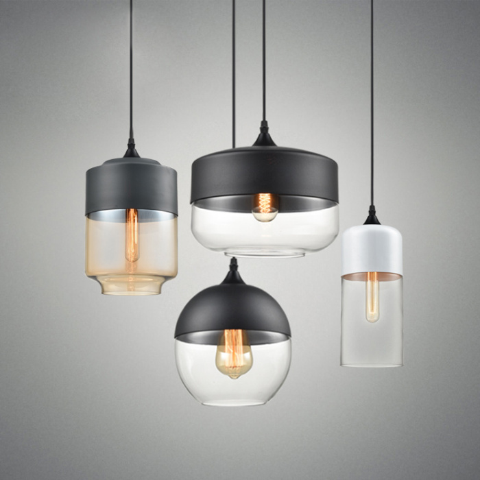 Подвесной светильник NORD D D25 Black/Transparent ImperiumLoft