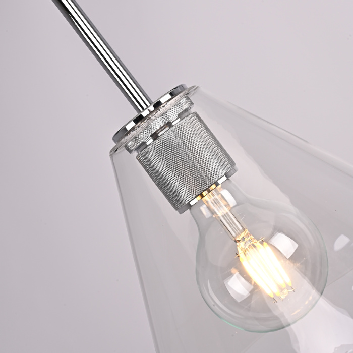 Подвесной светильник RH Utilitaire Funnel Pendant Silver ImperiumLoft