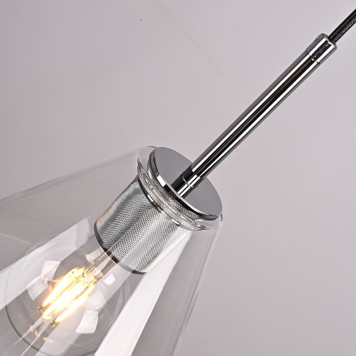 Подвесной светильник RH Utilitaire Funnel Pendant Silver ImperiumLoft