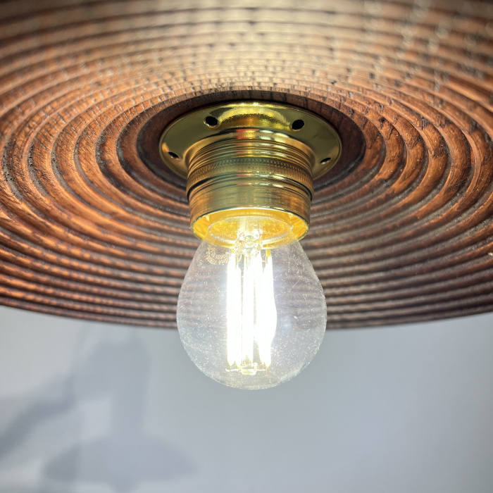 Подвесной светильник WOOD Dark brown ImperiumLoft