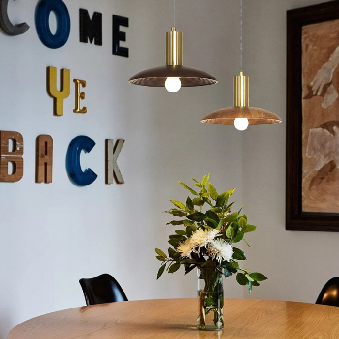 Подвесной светильник WOOD Dark brown ImperiumLoft