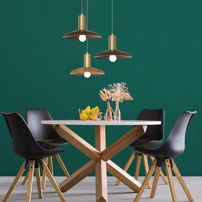 Подвесной светильник WOOD Dark brown ImperiumLoft