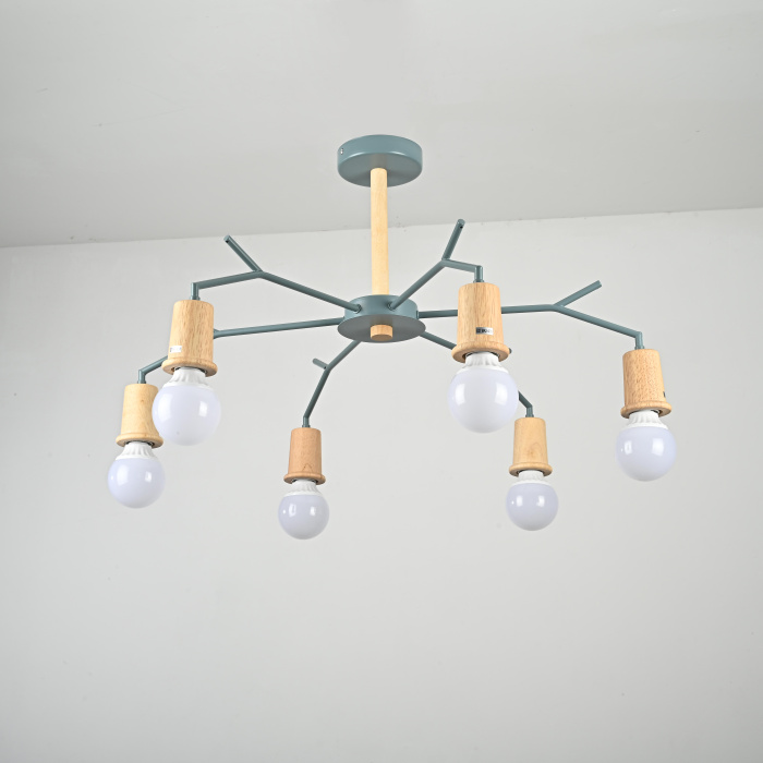 Люстра на штанге LES COLOR D80 Blue ImperiumLoft 220509-23