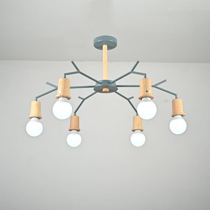 Люстра на штанге LES COLOR D80 Blue ImperiumLoft 220509-23