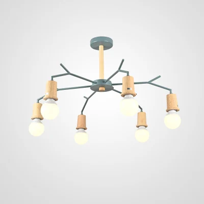 Люстра на штанге LES COLOR D80 Blue ImperiumLoft 220509-23