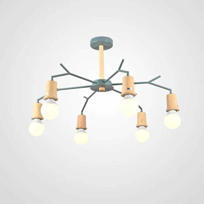 Люстра на штанге LES COLOR D80 Blue ImperiumLoft 220509-23