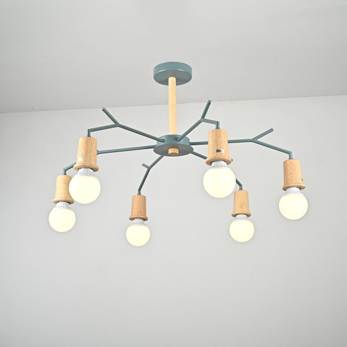 Люстра на штанге LES COLOR D80 Blue ImperiumLoft 220509-23