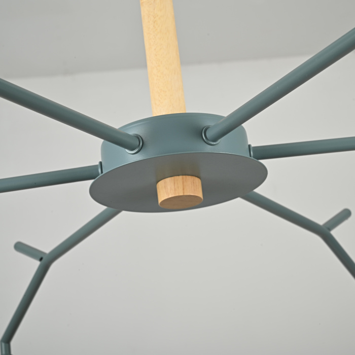 Люстра на штанге LES COLOR D80 Blue ImperiumLoft 220509-23