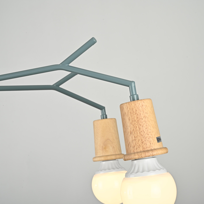 Люстра на штанге LES COLOR D80 Blue ImperiumLoft 220509-23