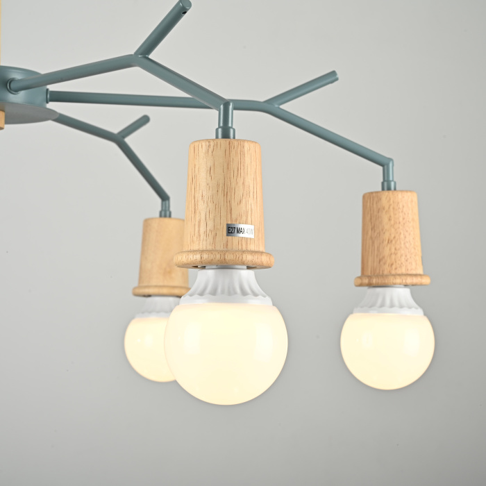 Люстра на штанге LES COLOR D80 Blue ImperiumLoft 220509-23