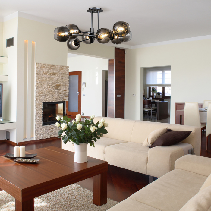 Потолочная люстра на штанге MONSOON ESCADA 1138/8P