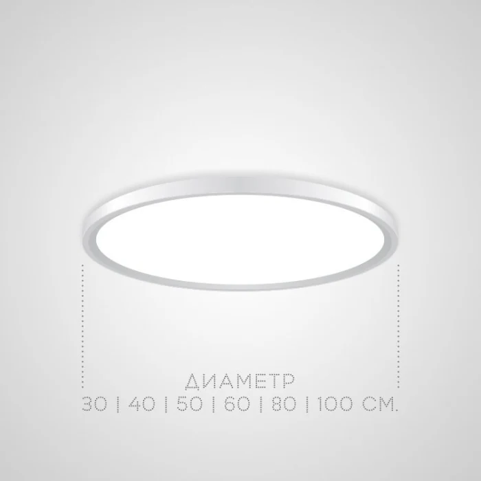 Потолочный светильник EXTRASLIM D80 Black ImperiumLoft