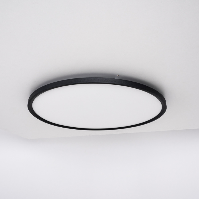 Потолочный светильник EXTRASLIM D80 Black ImperiumLoft