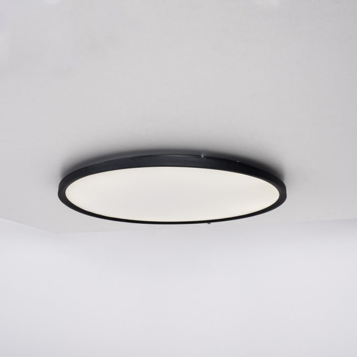 Потолочный светильник EXTRASLIM D80 Black ImperiumLoft