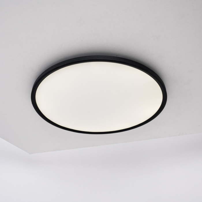 Потолочный светильник EXTRASLIM D80 Black ImperiumLoft