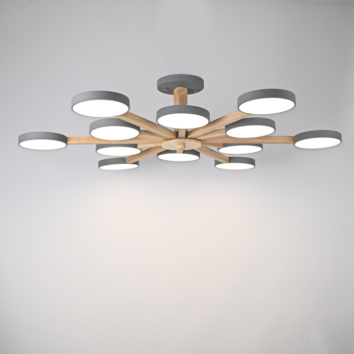 Потолочный светильник TURNA L12 Grey ImperiumLoft