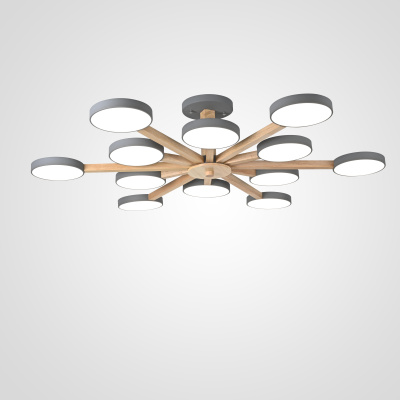 Потолочный светильник TURNA L12 Grey ImperiumLoft