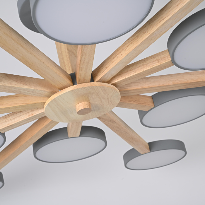 Потолочный светильник TURNA L12 Grey ImperiumLoft