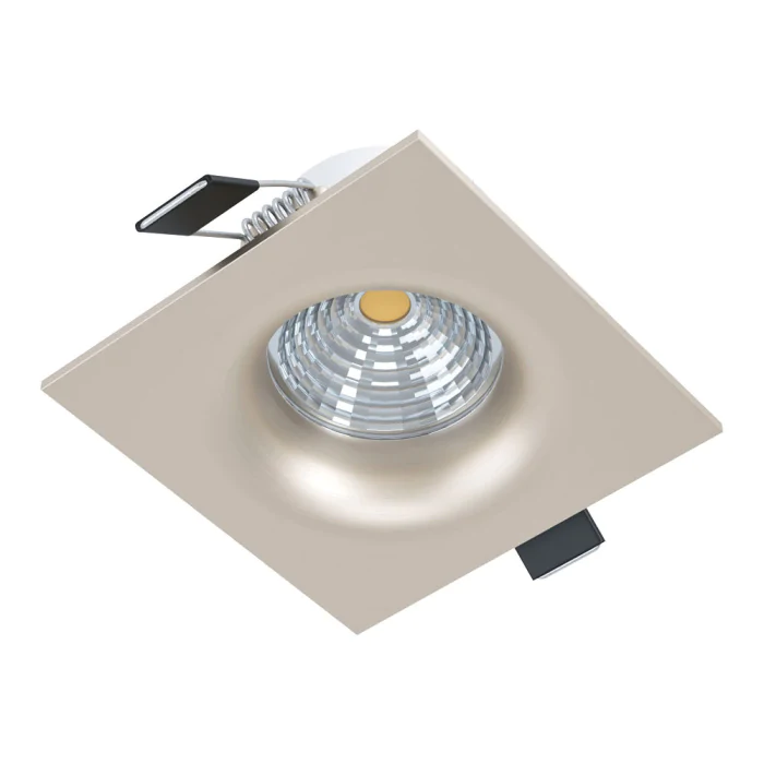 Светодиодный встраиваемый светильник SALICETO димм., 6W(LED), 450lm, 88х88, 4000K, алюминий, бел EGLO 98474