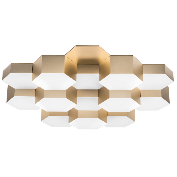 Светильник потолочный FAVO LED-80W 3840LM Satin Gold 3000K (в комплекте) 750161 (MX13003032-16А)