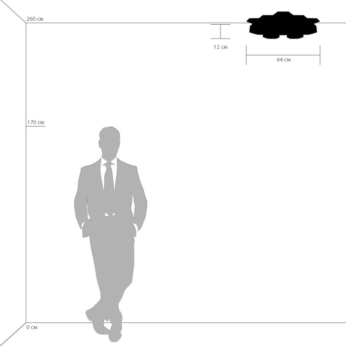 Светильник потолочный FAVO LED-80W 3840LM Satin Gold 3000K (в комплекте) 750161 (MX13003032-16А)