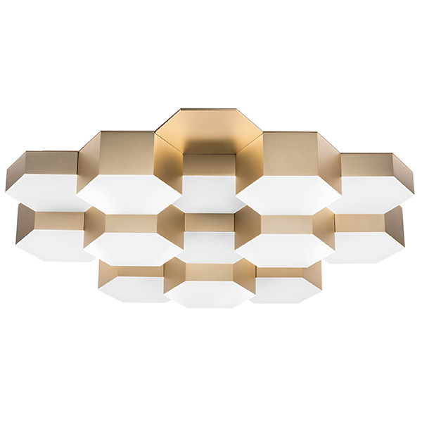 Светильник потолочный FAVO LED-80W 3840LM Satin Gold 3000K (в комплекте) 750161 (MX13003032-16А)