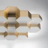 Светильник потолочный FAVO LED-80W 3840LM Satin Gold 3000K (в комплекте) 750161 (MX13003032-16А)