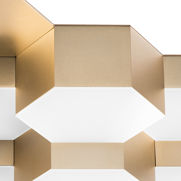 Светильник потолочный FAVO LED-80W 3840LM Satin Gold 3000K (в комплекте) 750161 (MX13003032-16А)