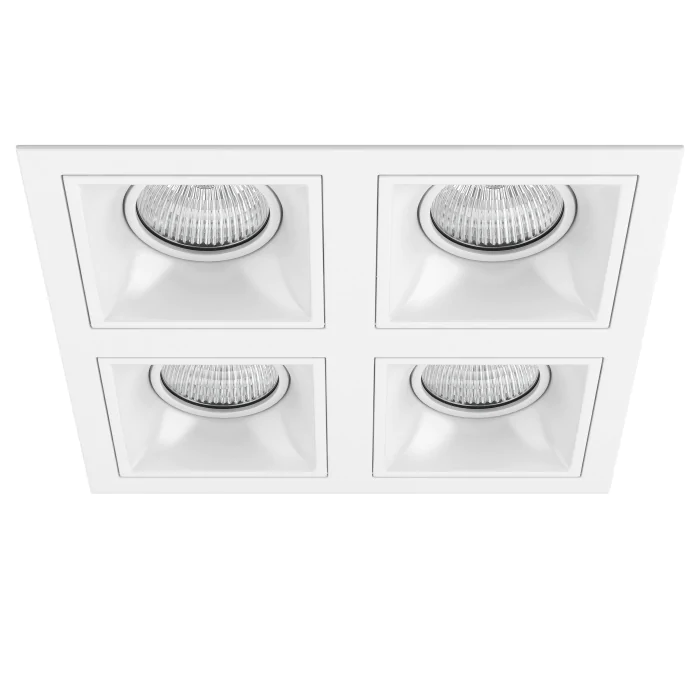 Комплект из светильников и рамки DOMINO Domino Lightstar D54606060606