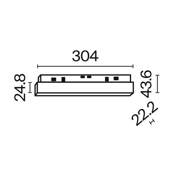 Трековый светильник Maytoni Basis TR030-2-12W4K-W