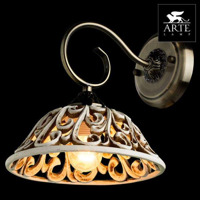 Светильник настенный Arte Lamp CARVED A5387AP-1AB