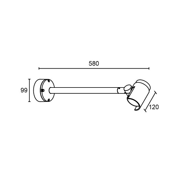 Прожектор уличный Ledron H1674D