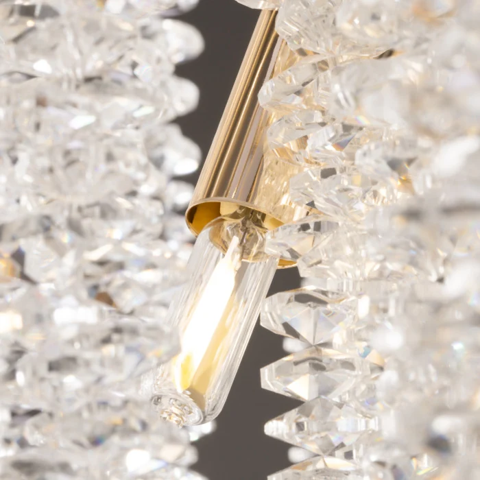 Люстра на штанге Freya Mineral FR1010CL-08G