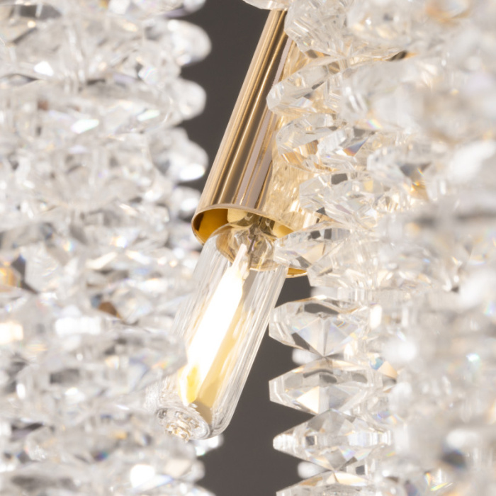 Люстра на штанге Freya Mineral FR1010CL-08G