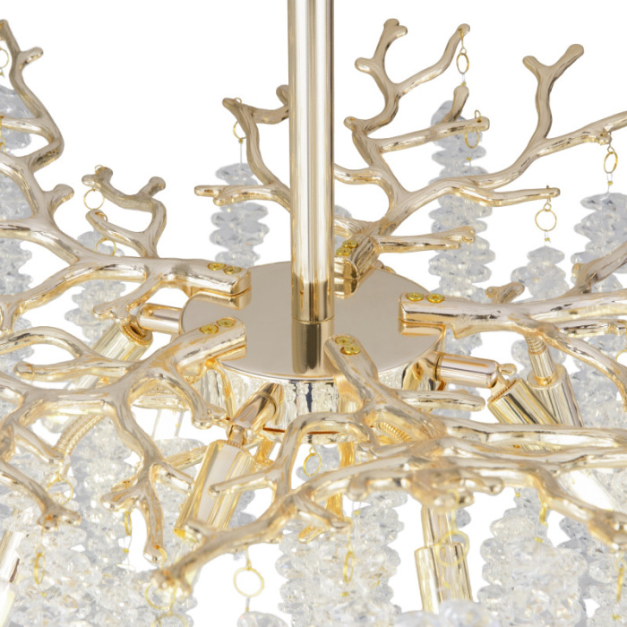 Люстра на штанге Freya Mineral FR1010CL-08G