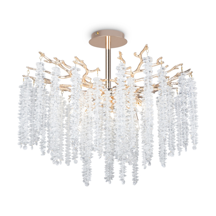 Люстра на штанге Freya Mineral FR1010CL-08G