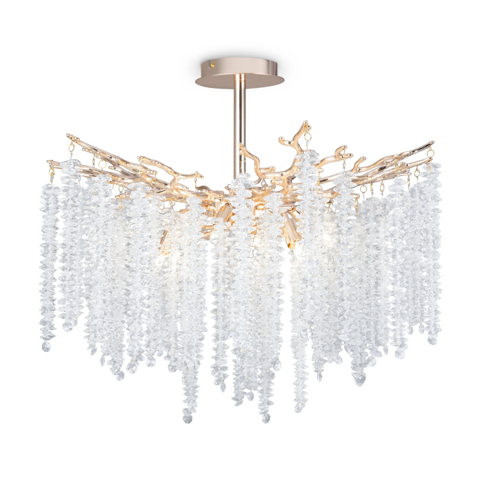 Люстра на штанге Freya Mineral FR1010CL-08G