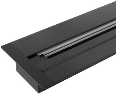 Встраиваемый однофазный шинопровод Elektrostandard Track rail bk recessed 4690389178528