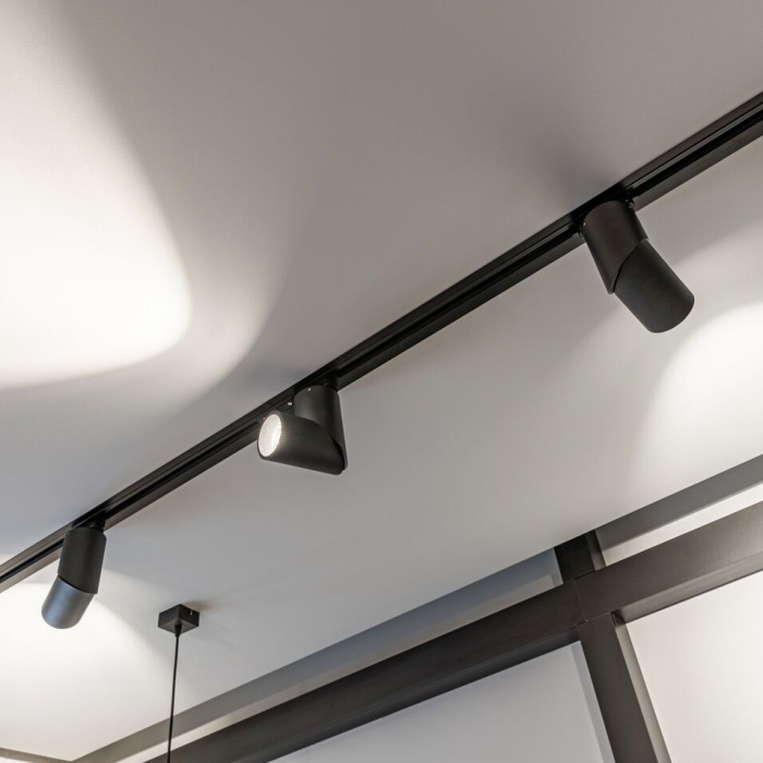 Встраиваемый однофазный шинопровод Elektrostandard Track rail bk recessed 4690389178528