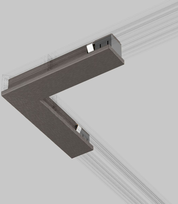 Угловой коннектор Elektrostandard Line magnetic 4690389213816