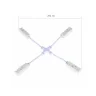 Коннектор питания X-образный для магнитного шинопровода ST-Luce Белый ST006.569.00