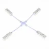Коннектор питания X-образный для магнитного шинопровода ST-Luce Белый ST006.569.00