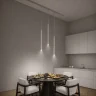 Магнитный трековый светильник Белый LED 1*8W 4000K 450Lm Ra90 24° IP20 D30xH500 48V ST683.546.08