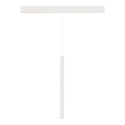 Магнитный трековый светильник Белый LED 1*8W 4000K 450Lm Ra90 24° IP20 D30xH500 48V ST683.546.08