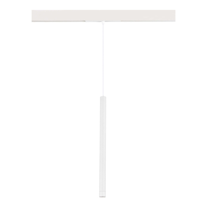 Магнитный трековый светильник Белый LED 1*8W 4000K 450Lm Ra90 24° IP20 D30xH500 48V ST683.546.08