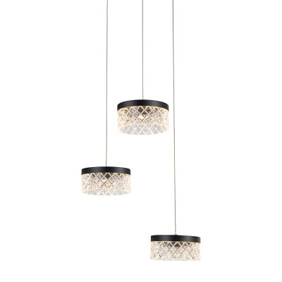 Подвесной светильник Delight Collection Diamond cut MD21020075-3A matt black