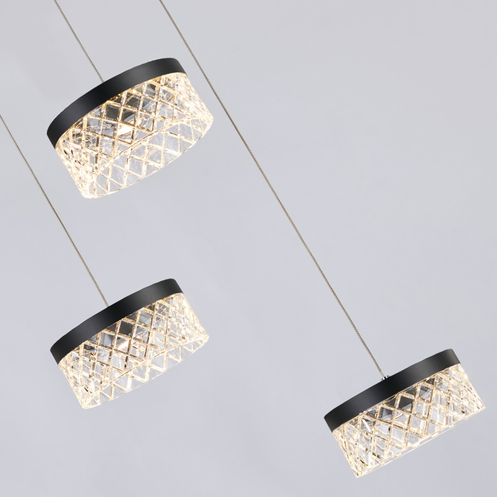 Подвесной светильник Delight Collection Diamond cut MD21020075-3A matt black