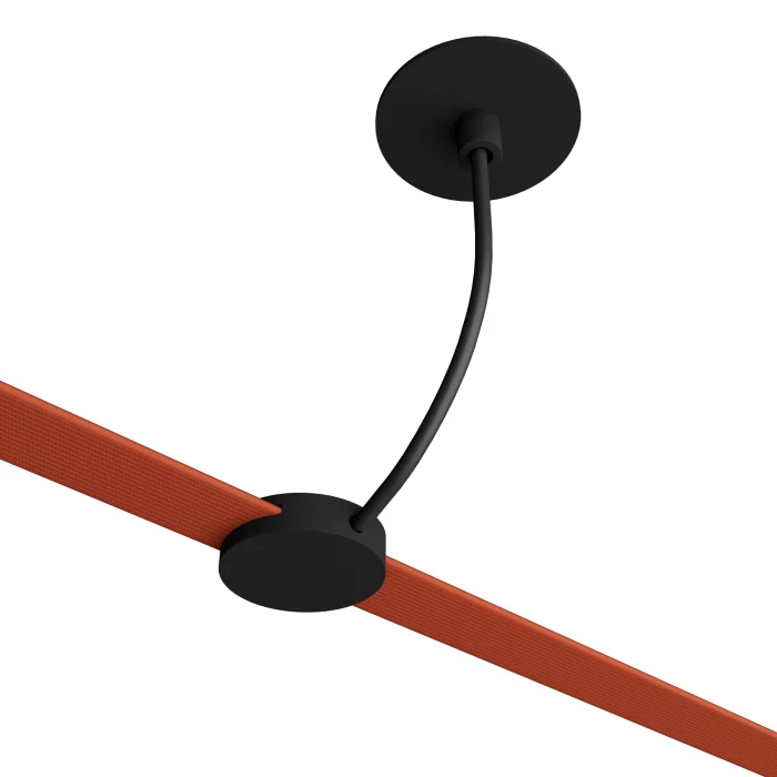 Подвод питания на тросе со встраиваемым ооснованием ST-Luce Черный ST411.408.01